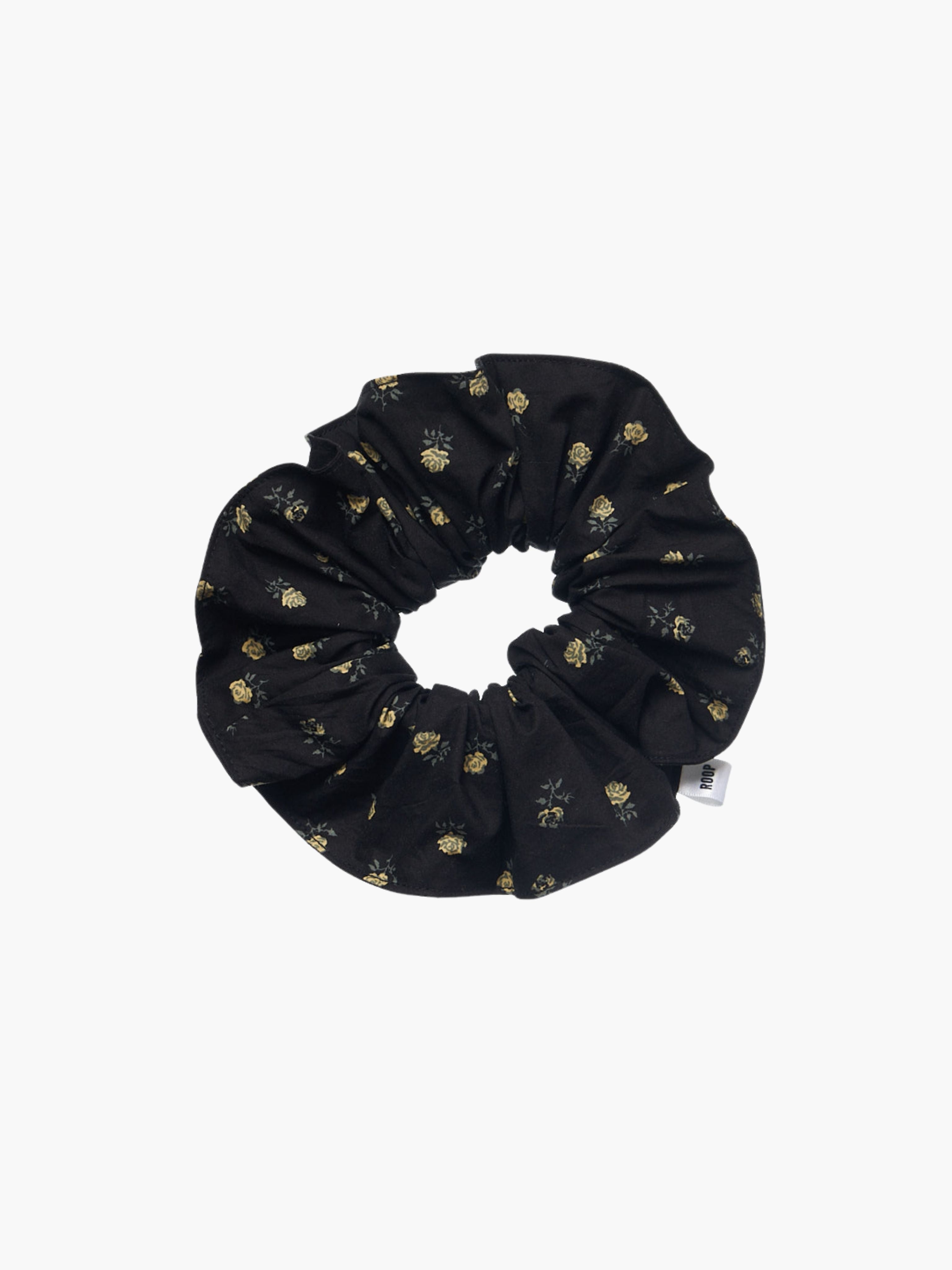 Melissa scrunchie in black floral