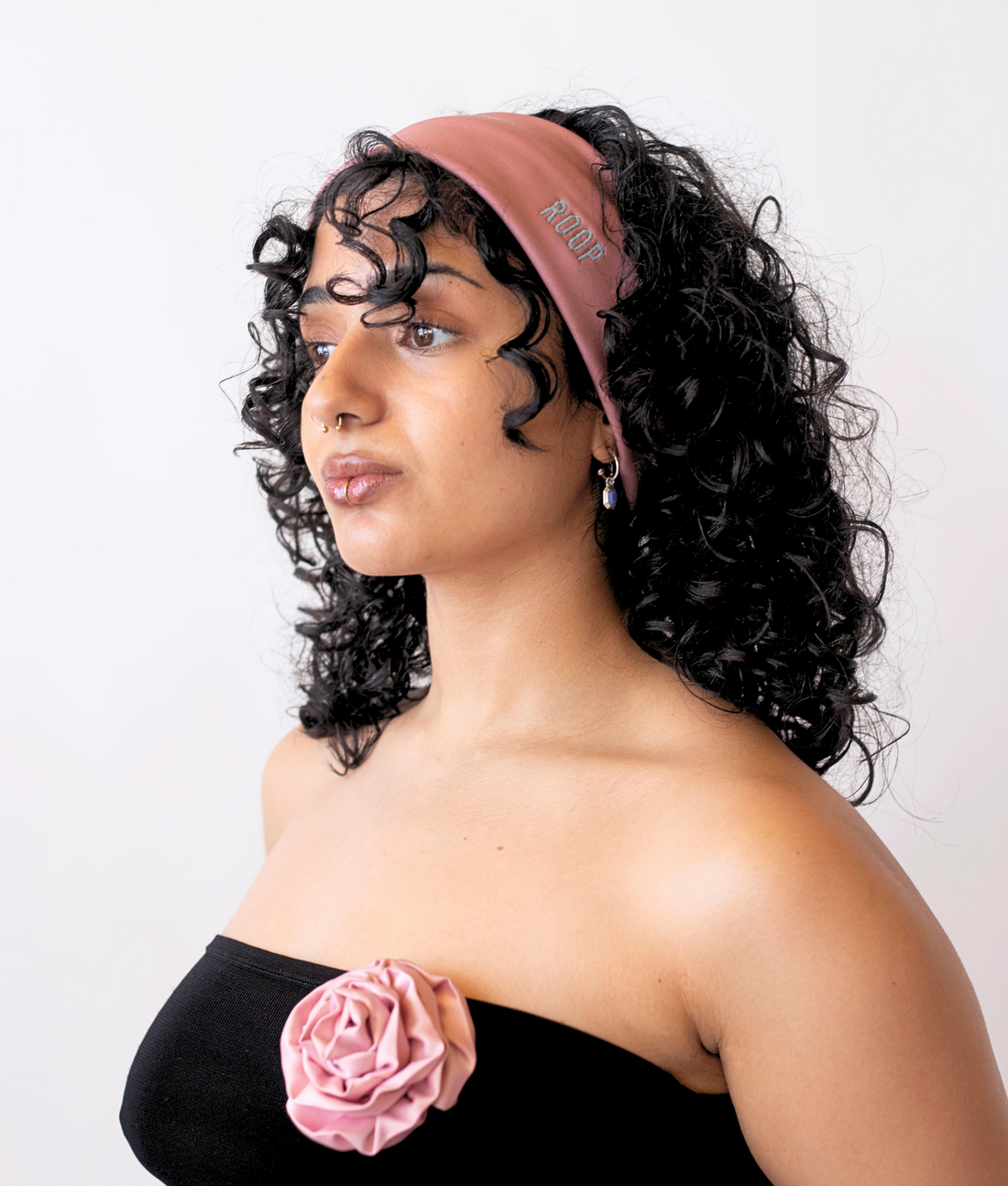 Jennifer headband in dusky pink – ROOP