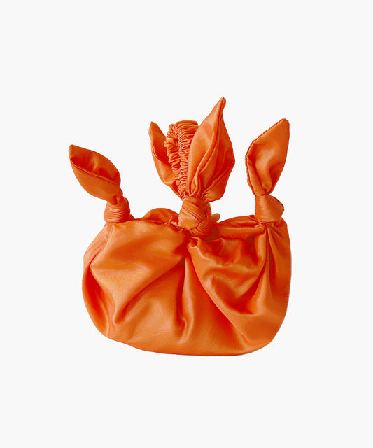 Baby furoshiki bag in tangerine