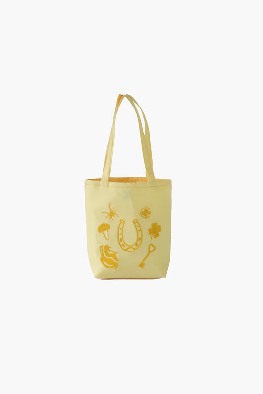 Lucky charm mini tote in butter