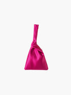 Cleo handbag in fuchsia satin