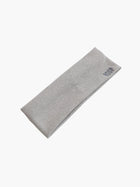 Grey stretch headband with a ROOP logo on a white background