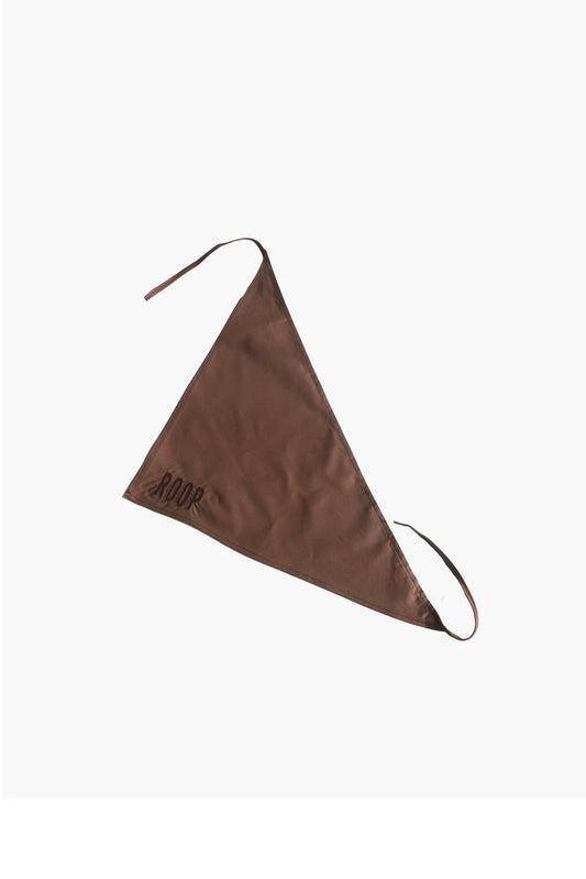 Audrey headscarf in brown