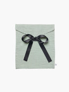 Keepsake pouch in green check