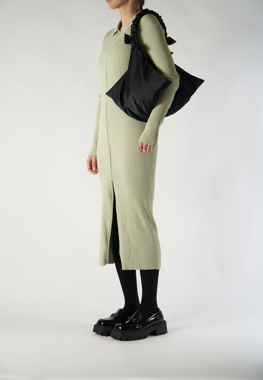 Aurora in black satin (7858831753456)